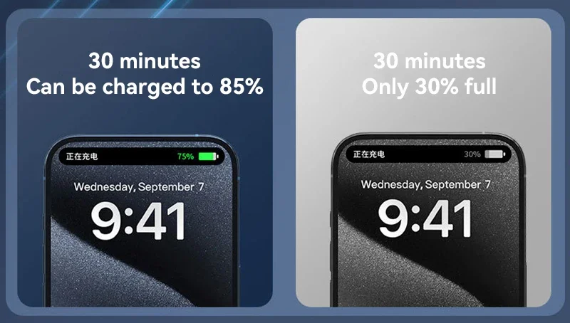 Power Bank 30000mAh 120W με Ταχεία Φόρτιση για iPhone, Samsung, Huawei και Xiaomi - Image 5