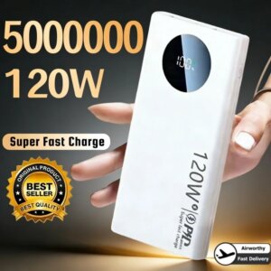 Power Bank 50000mAh 120W με Ταχεία Φόρτιση PD20W, Ψηφιακή Οθόνη και Διπλή Φόρτιση