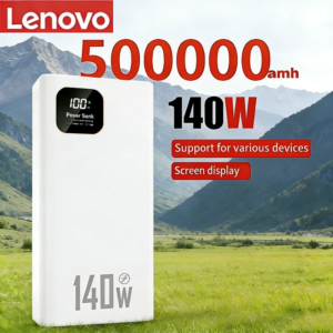 Lenovo Power Bank 50000mAh 140W με Ταχεία Φόρτιση PD20W για iPhone, Samsung και Xiaomi
