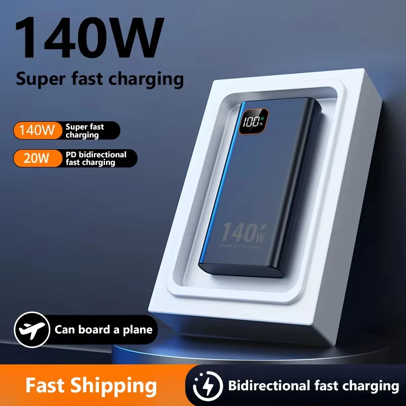 Lenovo Power Bank 50000mAh 140W με Ταχεία Φόρτιση PD20W για iPhone, Samsung και Xiaomi - Image 4