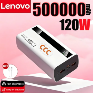 Lenovo Power Bank 50000mAh 120W με Ταχεία Φόρτιση για Xiaomi και iPhone