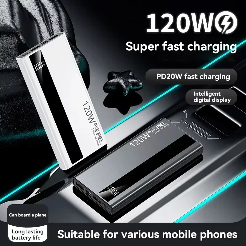 Lenovo Power Bank 50000mAh 120W με Ταχεία Φόρτιση για Xiaomi και iPhone - Image 4