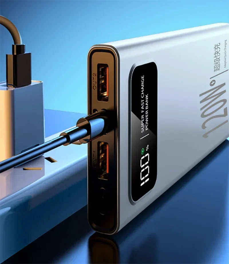 Lenovo Power Bank 50000mAh με Ψηφιακή Οθόνη για iPhone, Samsung και Huawei - Image 5