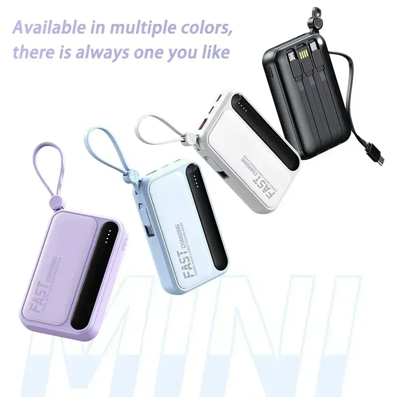 VIVO Power Bank 50000mAh με 4 Ενσωματωμένα Καλώδια και Ταχεία Φόρτιση για Όλα τα Κινητά - Image 6