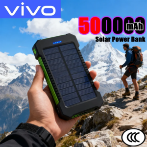 VIVO Ηλιακό Power Bank 50000mAh PD22.5W με Ταχεία Φόρτιση για Outdoor Χρήση και Έκτακτες Ανάγκες