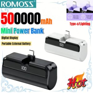 ROMOSS Capsule Power Bank 50000mAh με Ταχεία Φόρτιση για iPhone, Huawei και Samsung