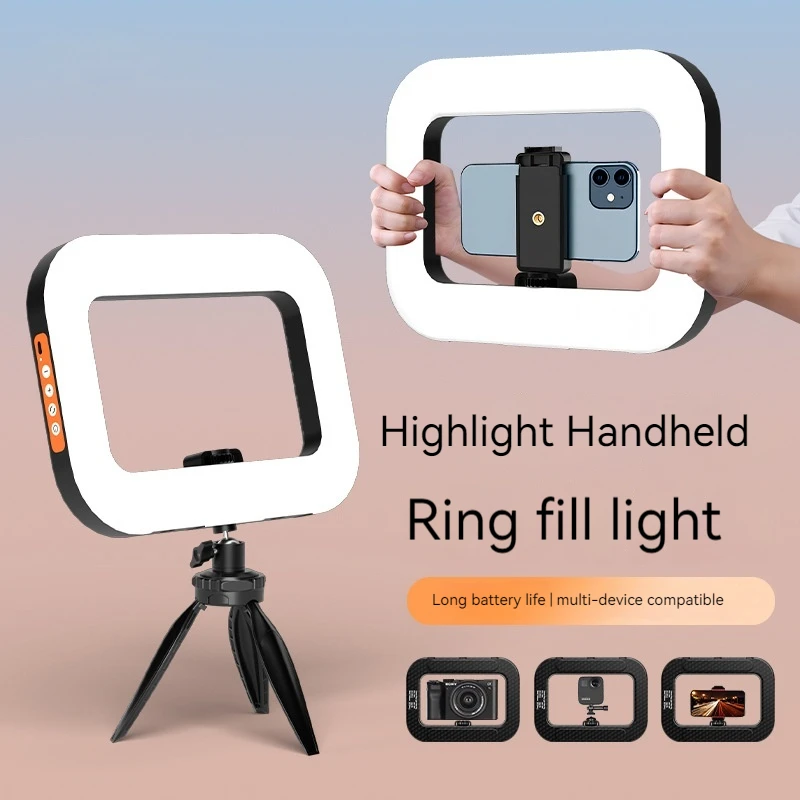 Επαναφορτιζόμενο Ring LED Φωτιστικό Χειρός για Selfie και Live Streaming