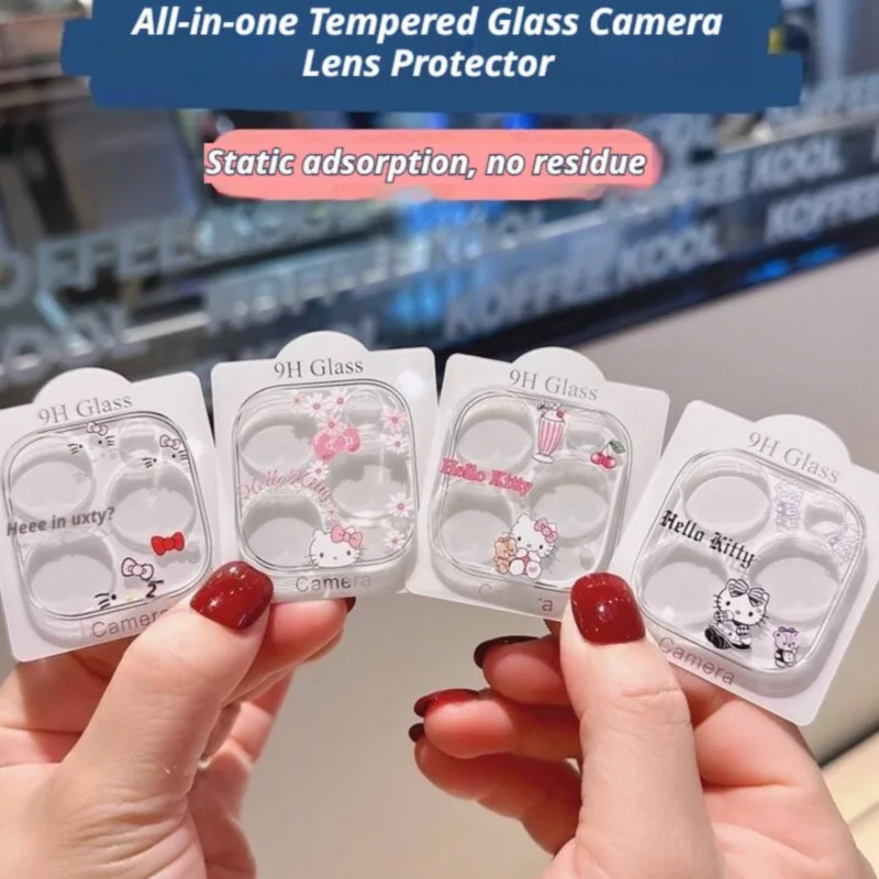 Sanrio Hello Kitty Προστατευτικό Φακού Κάμερας 9H για iPhone 11-16 Pro Max