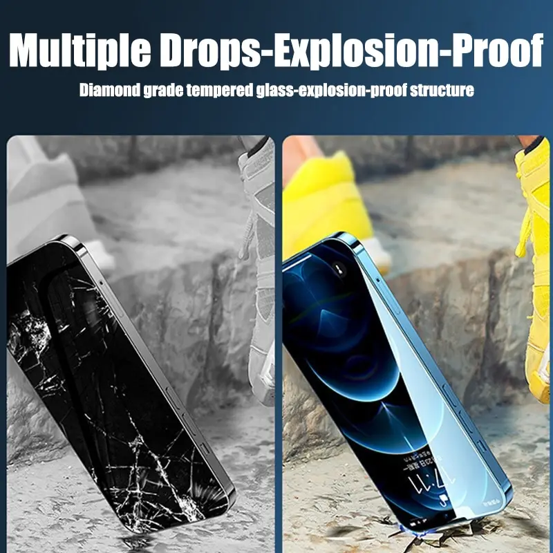 Σετ 4 Tempered Glass Οθόνης για iPhone 6 έως iPhone 15 Pro - Image 5