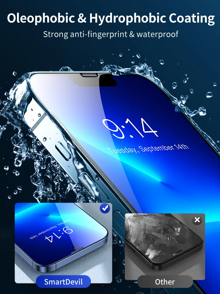 SmartDevil Tempered Glass Πλήρους Κάλυψης για iPhone 7 έως iPhone 14 - Image 5