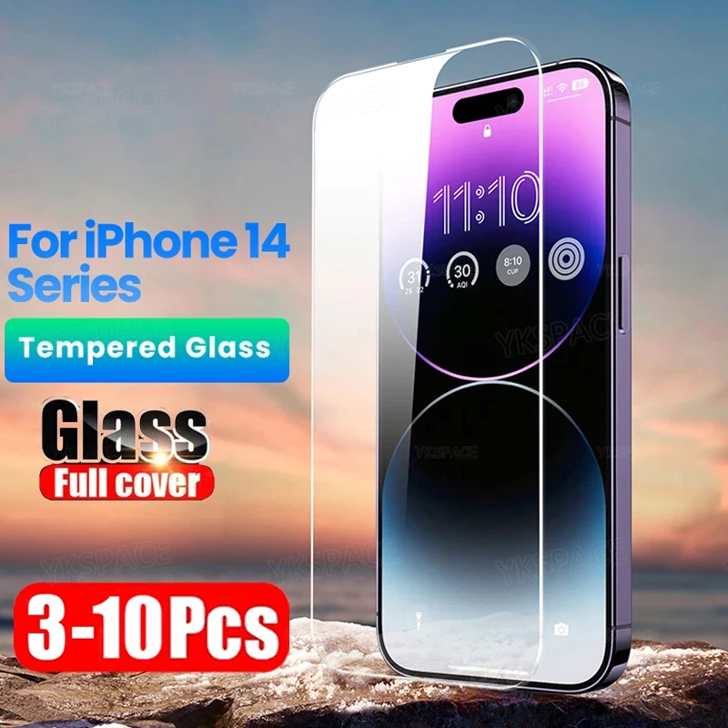 Σετ 3-10 Tempered Glass Οθόνης 9H για iPhone 12 έως iPhone 17 Air