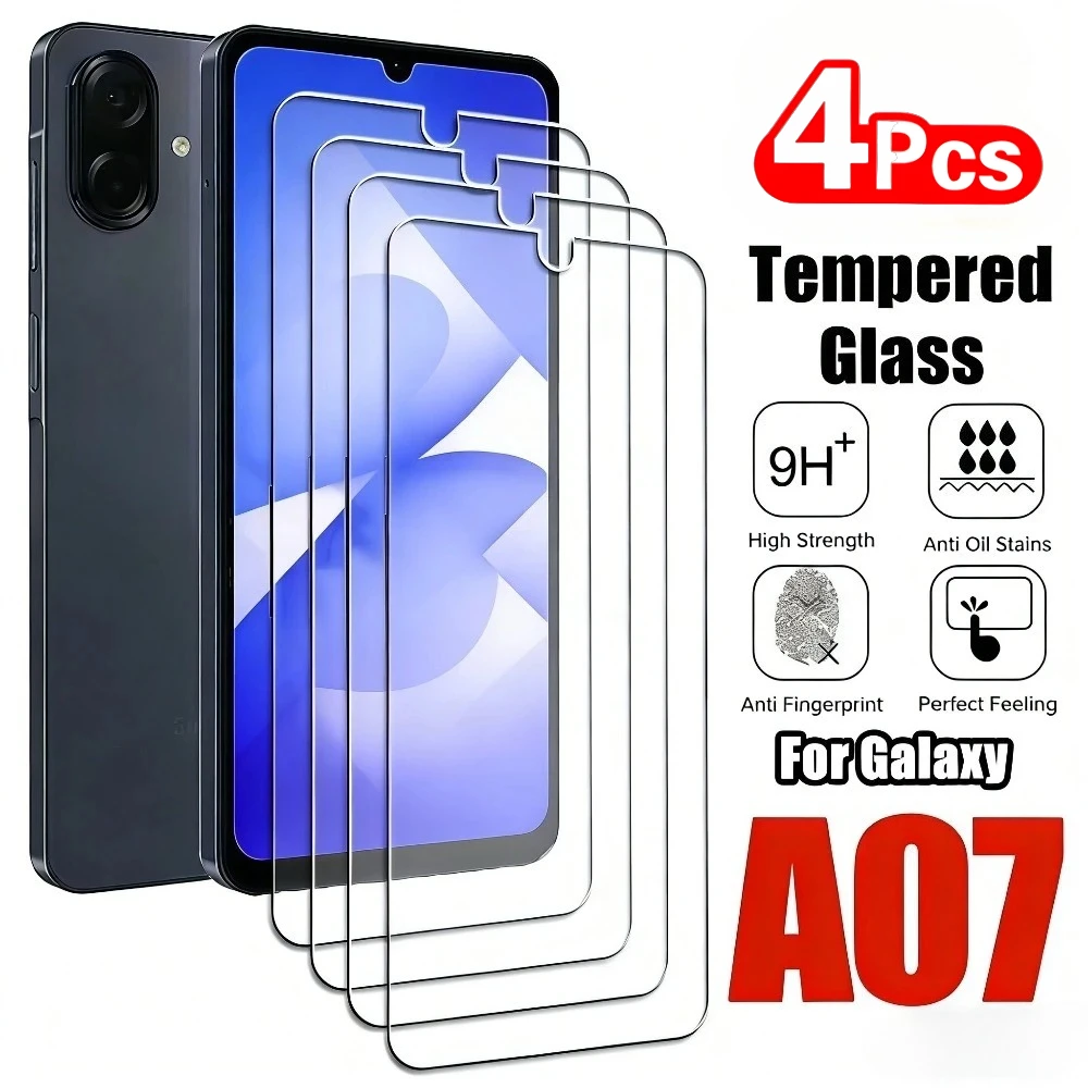 Σετ 4 Tempered Glass Οθόνης για Samsung Galaxy A07 έως A73