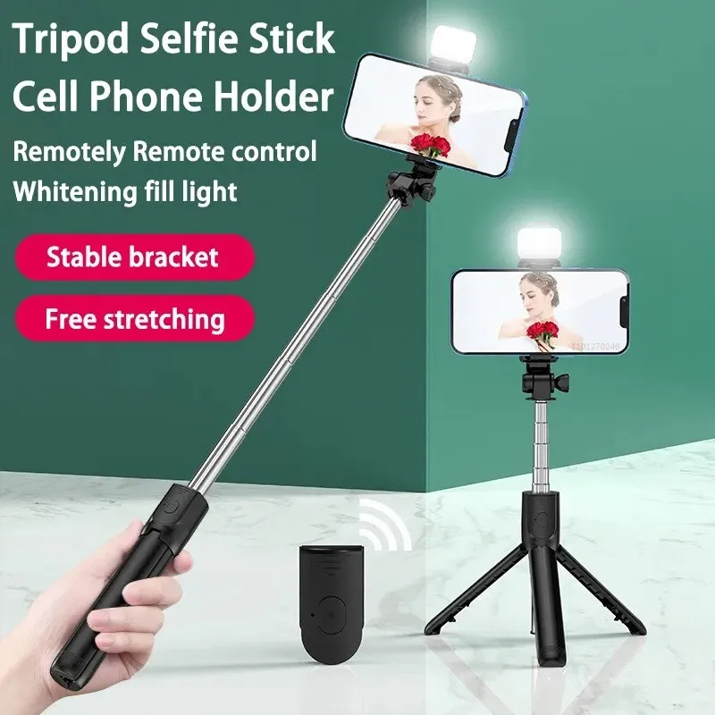 FGCLSY Selfie Stick με Bluetooth Remote, LED Φωτισμό και Mini Tripod - Image 3