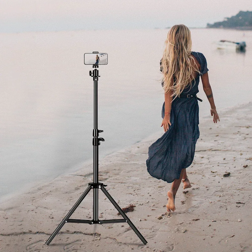 Selfie Stick Τρίποδο Αλουμινίου με Bluetooth Controller 100-200cm - Image 6