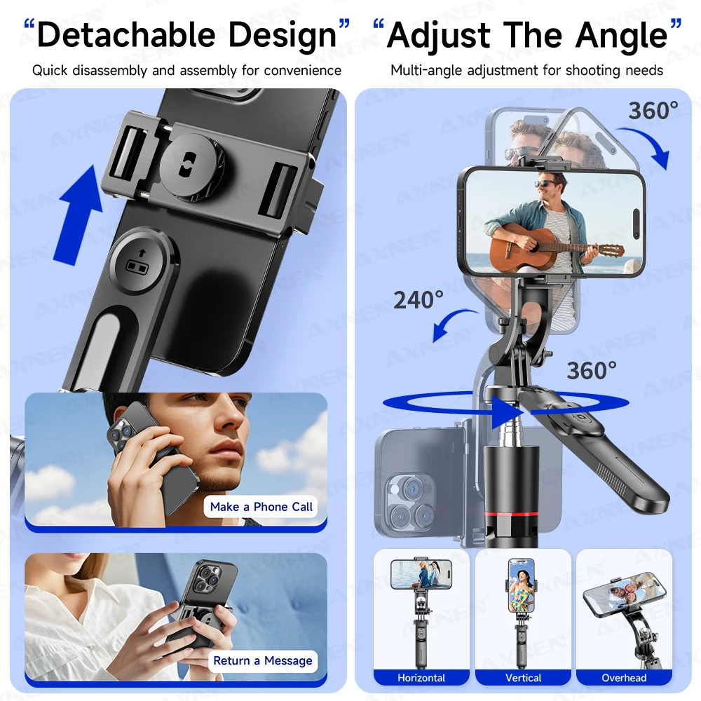F16 Selfie Stick Tripod 170.8cm με Bluetooth Remote και Περιστροφή 360° - Image 3