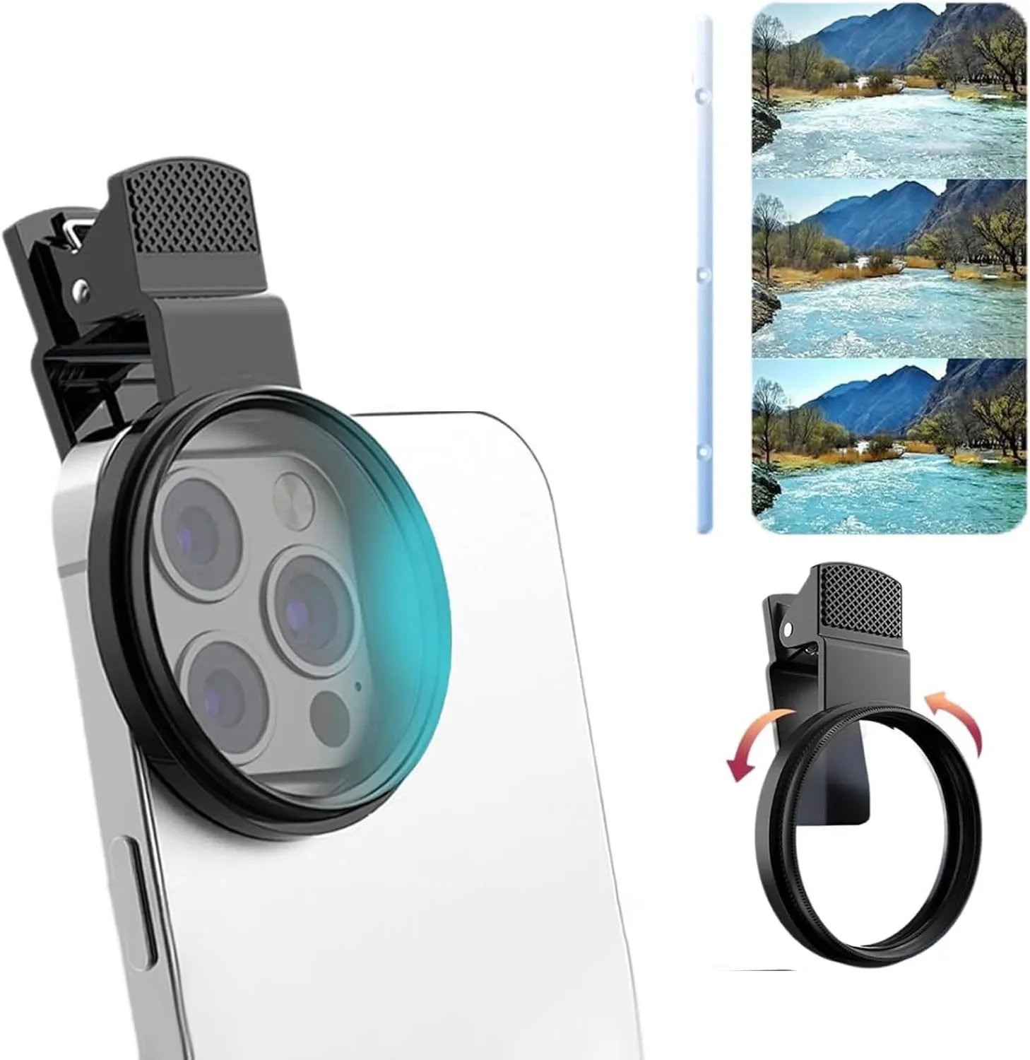 CPL Φίλτρο 52mm με Universal Clip για iPhone και Android