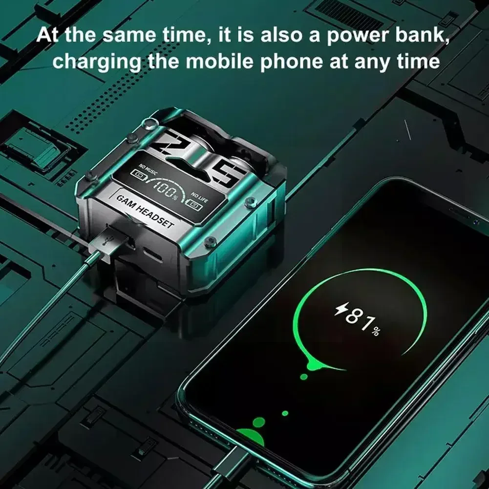 M25 TWS Bluetooth Ακουστικά με Touch Control - Image 4
