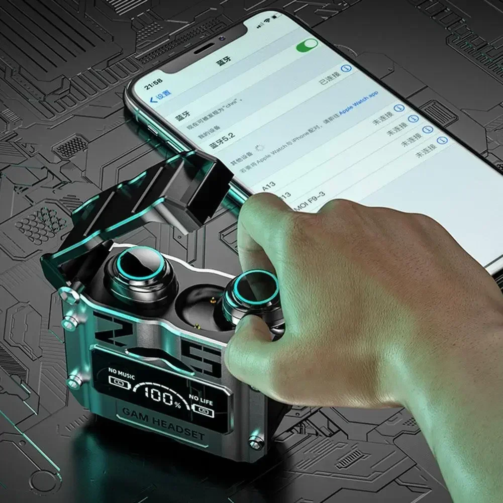 M25 TWS Bluetooth Ακουστικά με Touch Control - Image 6