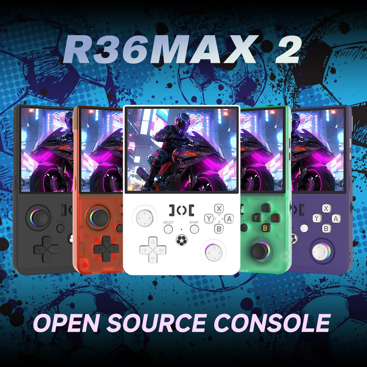 R36 Max2 Retro Φορητή Κονσόλα Linux με 18000+ Παιχνίδια - Image 4