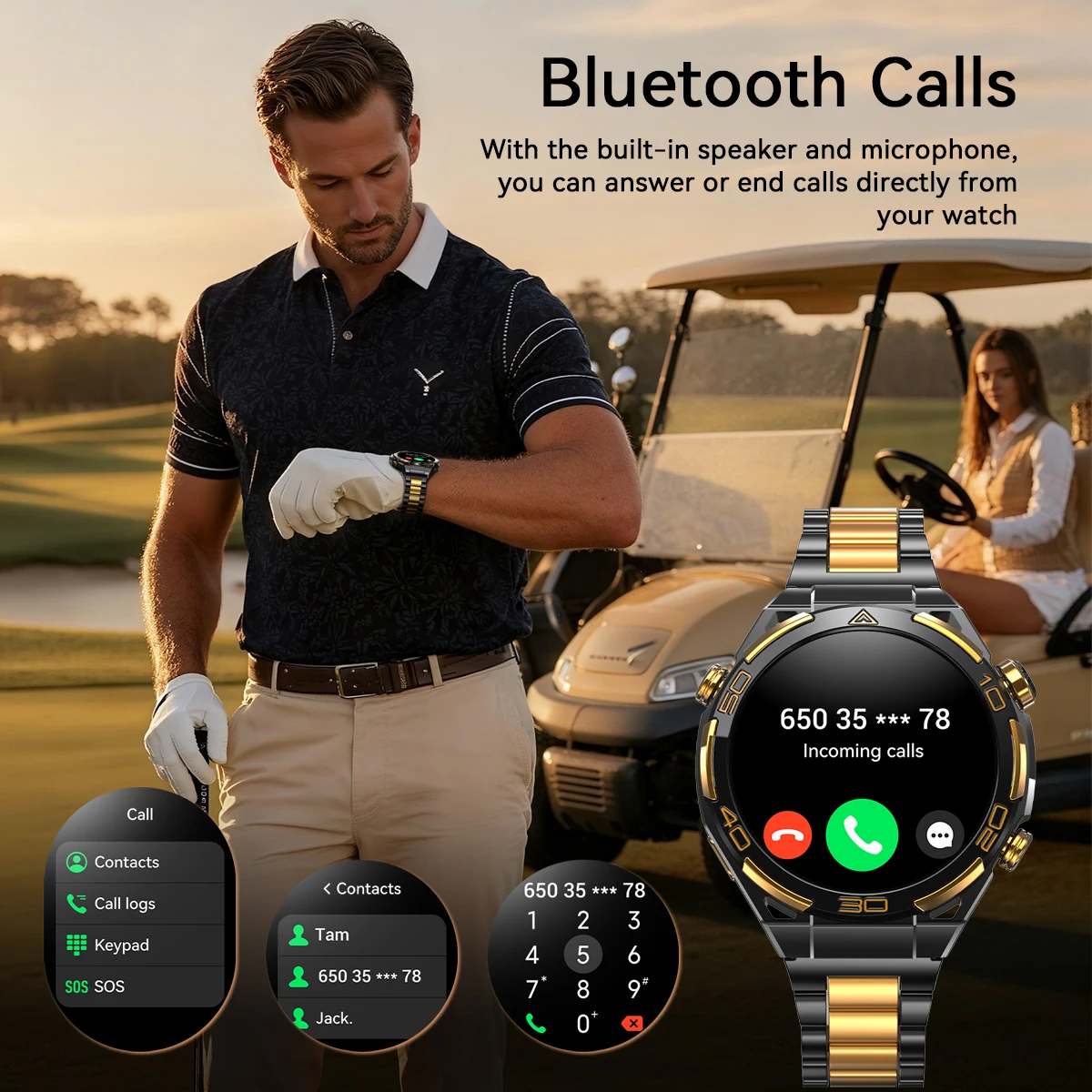 Blackview W90 Pro Smartwatch AMOLED με Bluetooth Κλήσεις - Image 4