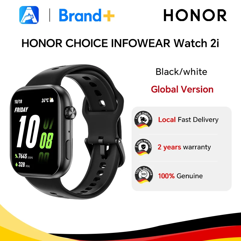HONOR CHOICE Watch 2i Smartwatch AMOLED με Παρακολούθηση Υγείας