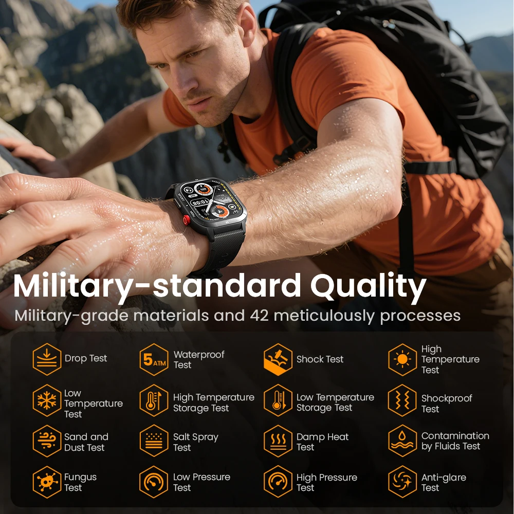 HAYLOU IRON NEO Outdoor Smartwatch με Bluetooth Κλήσεις - Image 6