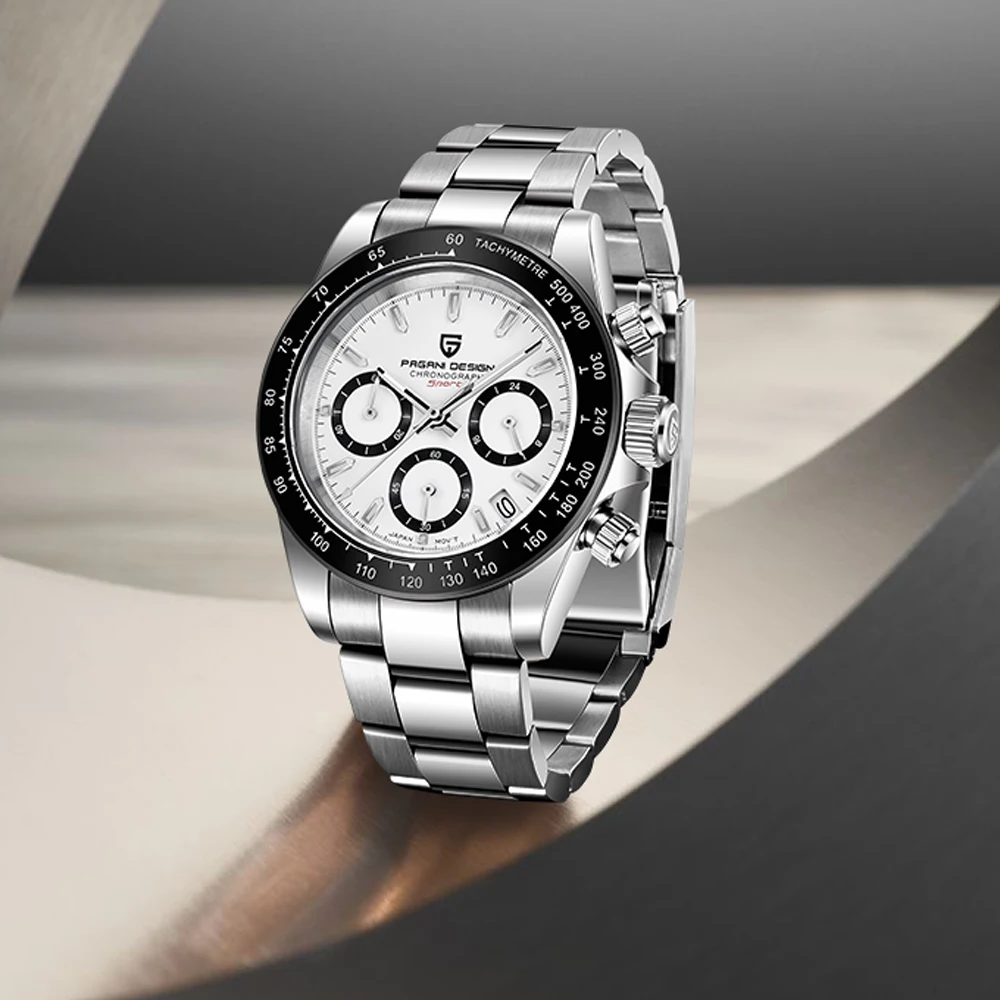 PAGANI DESIGN Ανδρικό Ρολόι Quartz με Ζαφείρι