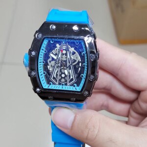 Ανδρικό Ρολόι Quartz με Skeleton Καντράν