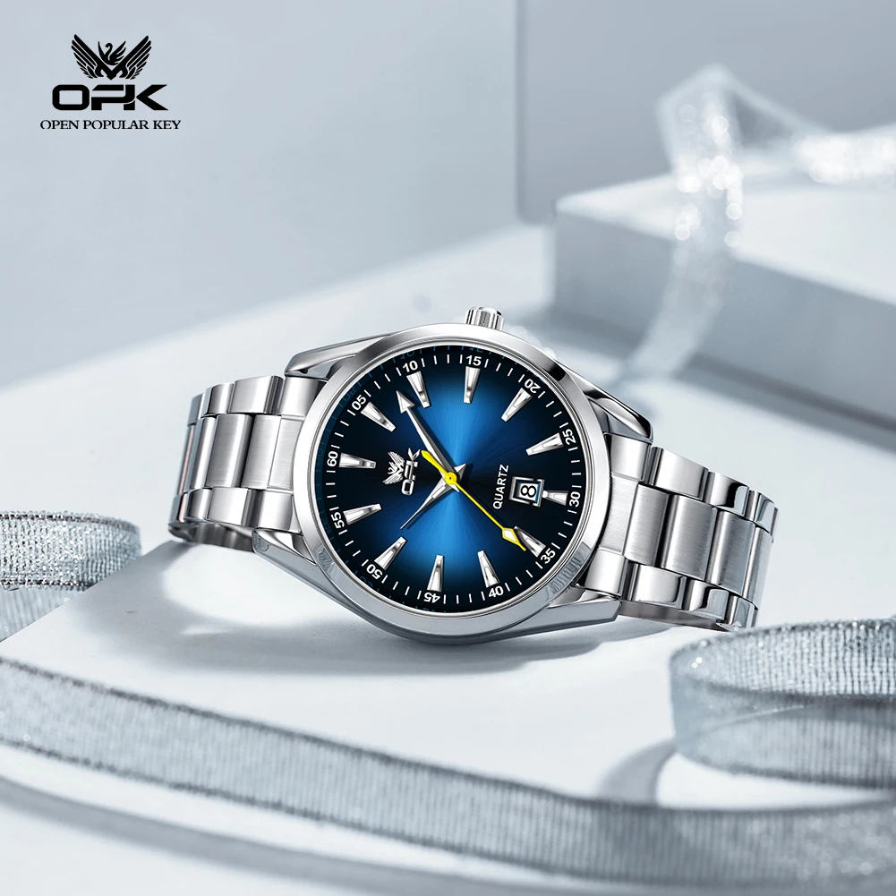 OPK 6088 Ανδρικό Ρολόι Quartz με Ημερομηνία