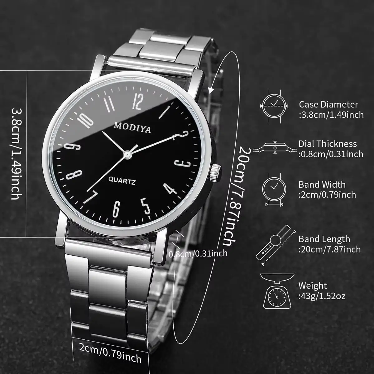 Σετ 2 Ανδρικών Ρολογιών Quartz - Image 6