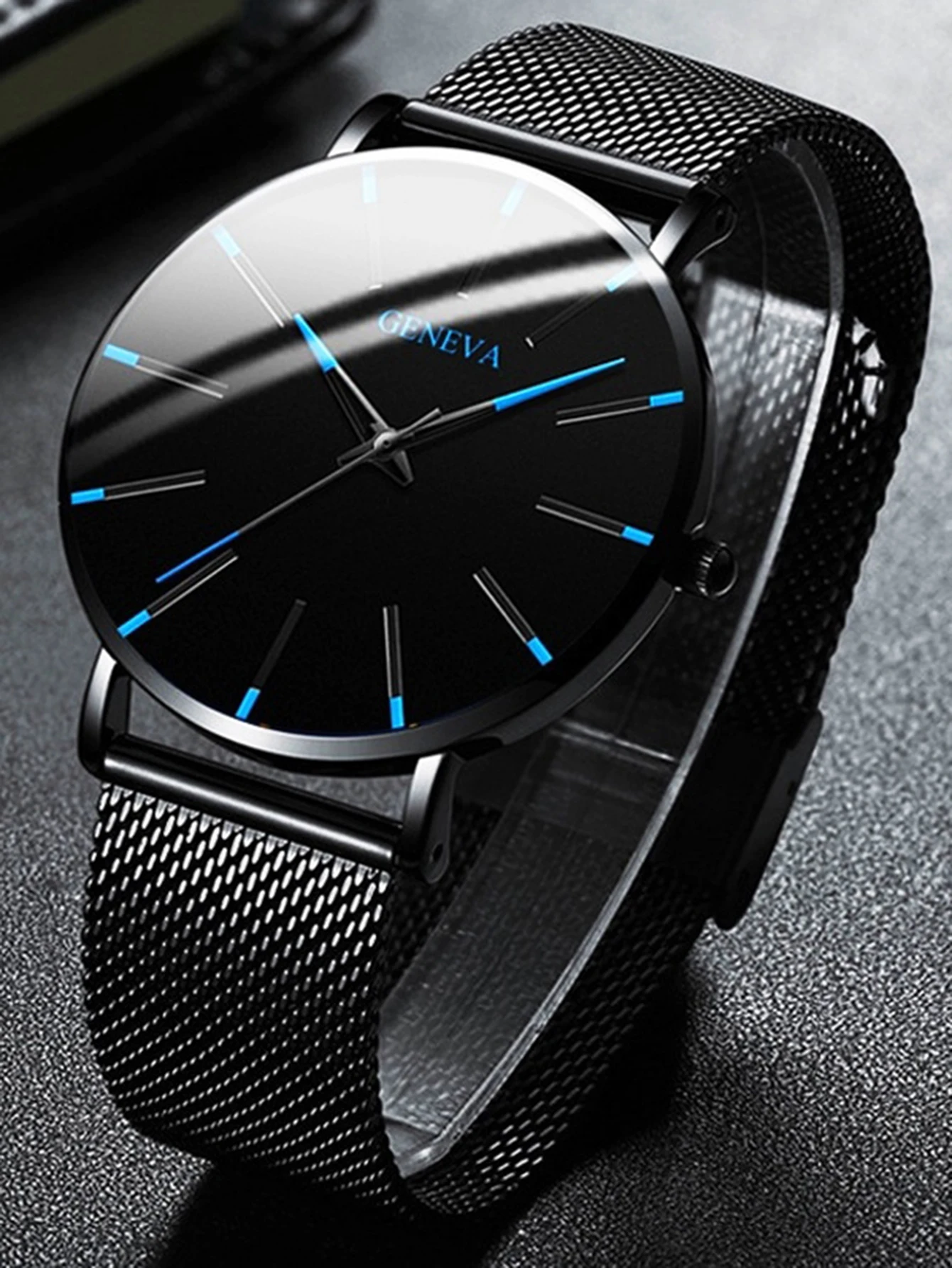 Ανδρικό Ρολόι Quartz με Mesh Μπρασελέ - Image 2