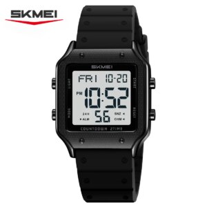 SKMEI 2526 Ψηφιακό Στρατιωτικό Ρολόι Unisex με Χρονογράφο και Αδιάβροχη Προστασία