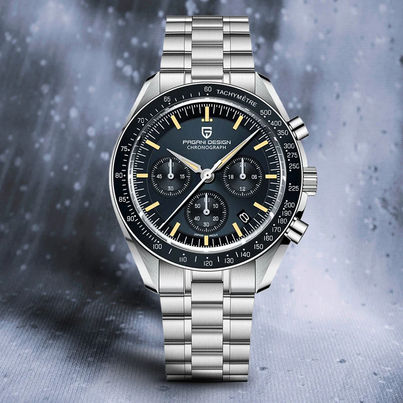 PAGANI DESIGN Moon Watch Ανδρικό Ρολόι Χρονογράφος Quartz