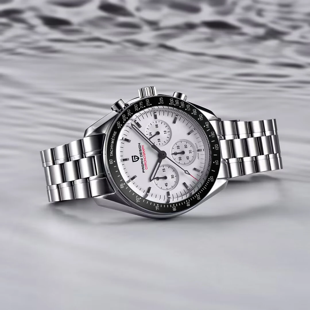 PAGANI DESIGN 1701 V5 Ανδρικό Ρολόι Χρονογράφος Quartz - Image 4