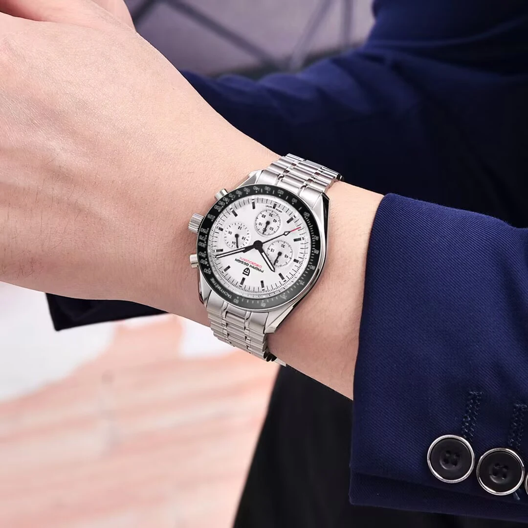 PAGANI DESIGN 1701 V5 Ανδρικό Ρολόι Χρονογράφος Quartz - Image 2