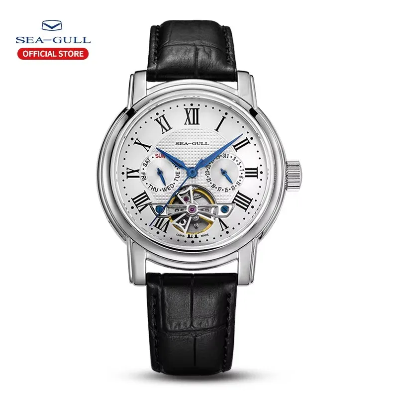 SEAGULL D819.622 Ανδρικό Μηχανικό Ρολόι από Ανοξείδωτο Ατσάλι