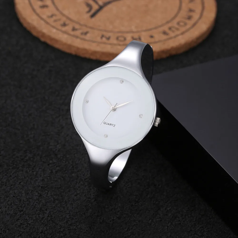 Γυναικείο Ρολόι Quartz με Μπρασελέ και Στρας - Image 3