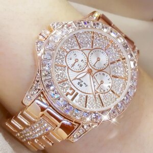Γυναικείο Ρολόι Quartz Rose Gold με Κρύσταλλα