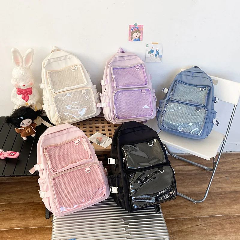 Japanese Kawaii Ita Backpack Διάφανο Σακίδιο Μεγάλης Χωρητικότητας - Image 4