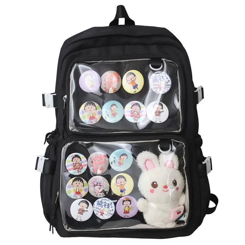 Japanese Kawaii Ita Backpack Διάφανο Σακίδιο Μεγάλης Χωρητικότητας - Image 5