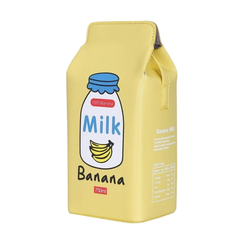Γυναικεία Mini Χιαστί Τσάντα με Σχέδιο Strawberry Banana Milk - Image 6