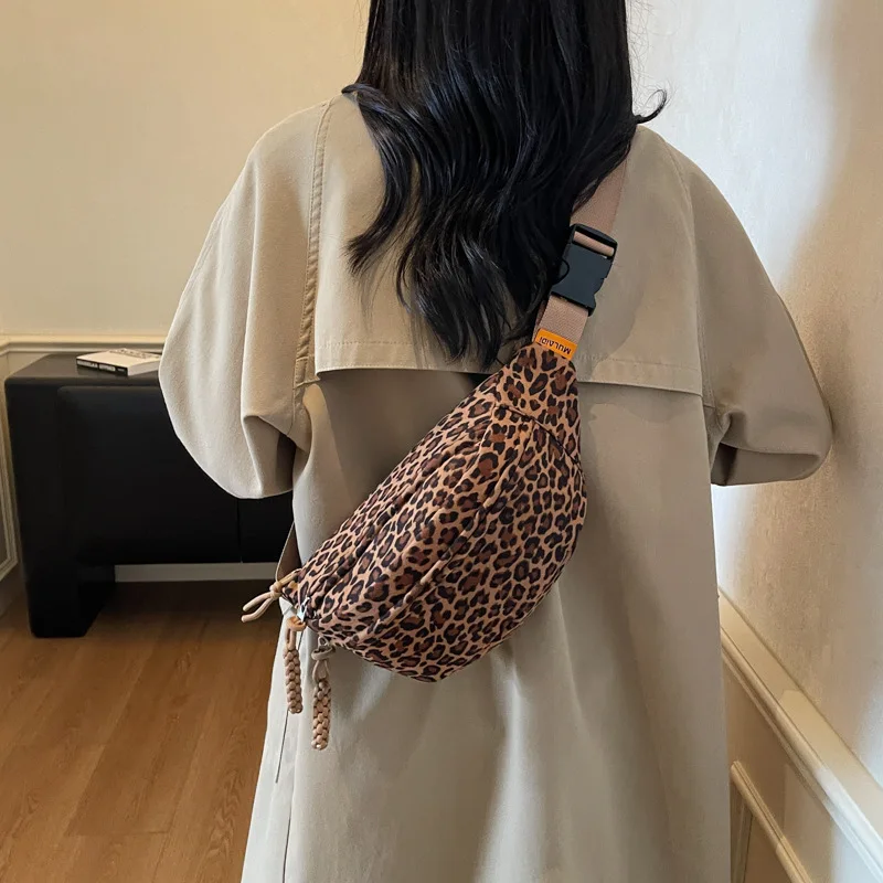 Γυναικεία Τσάντα Μέσης με Leopard Σχέδιο