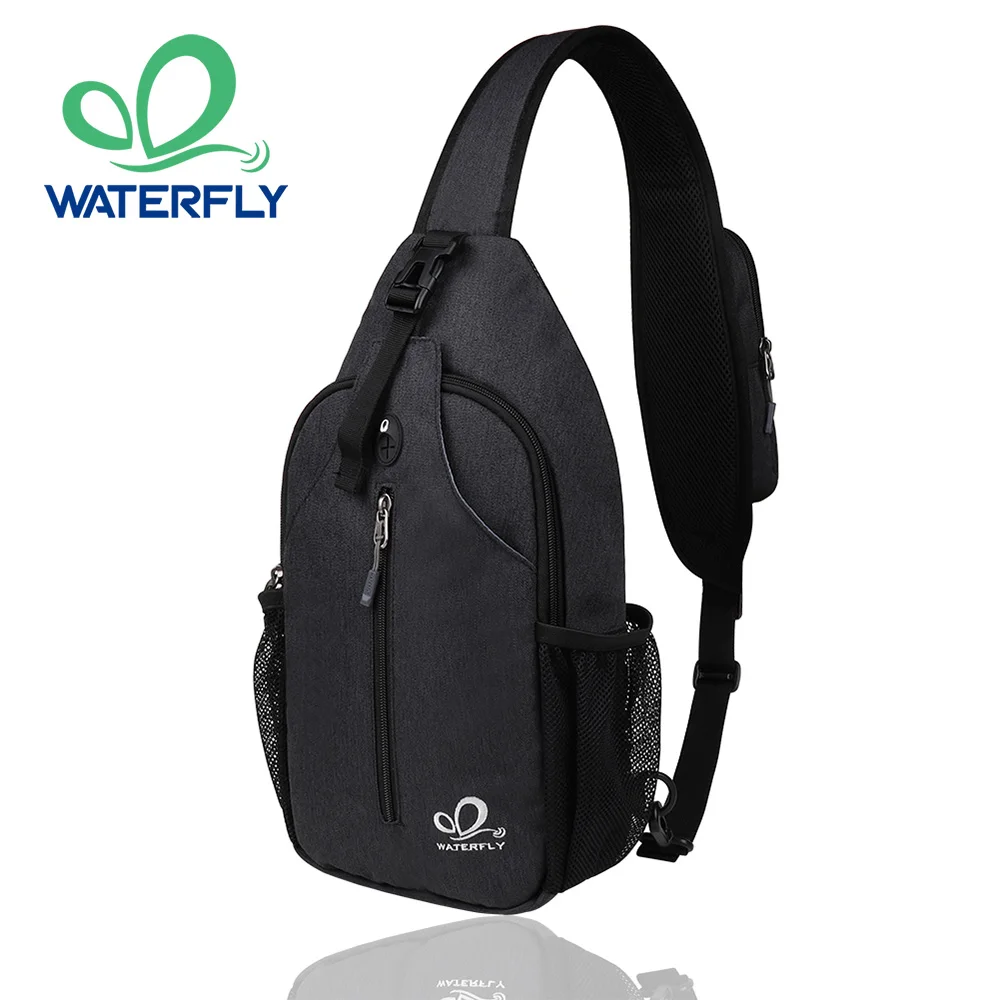 WATERFLY Χιαστί Τσάντα Στήθους για Ταξίδια και Πεζοπορία