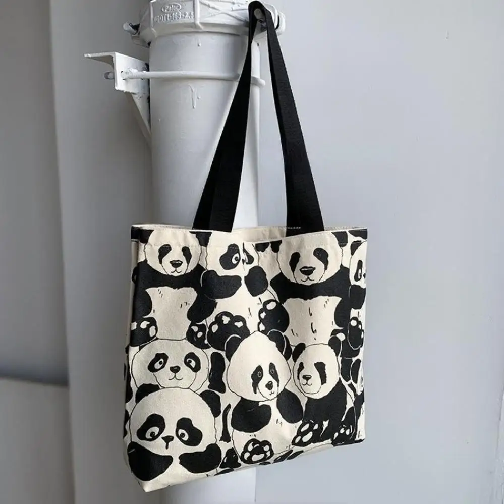 Υφασμάτινη Tote Τσάντα Panda Κινέζικου Στυλ - Image 2