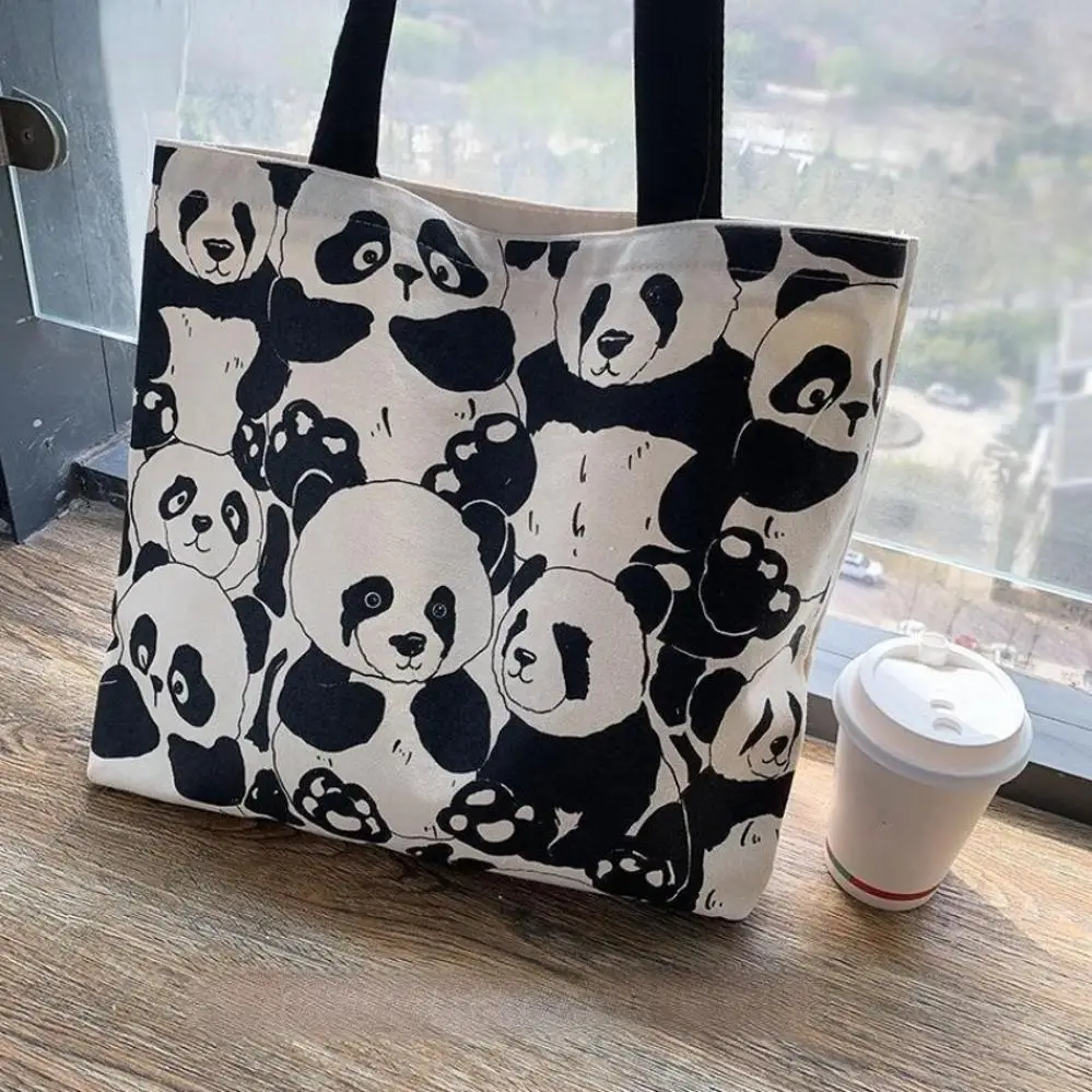 Υφασμάτινη Tote Τσάντα Panda Κινέζικου Στυλ - Image 3