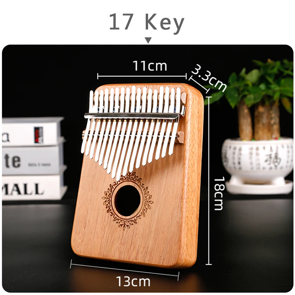 Kalimba 17 Πλήκτρων από Μαόνι - Image 6