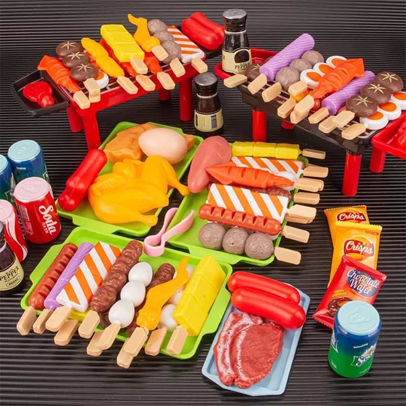 Σετ Παιδικού BBQ με Σκεύη και Τρόφιμα