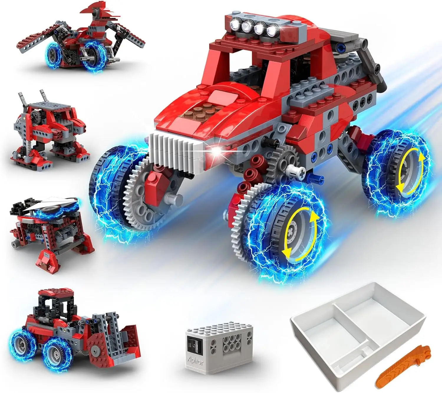 Apitor Robot Building Kit 600 Τεμαχίων 12 σε 1 STEM - Image 8