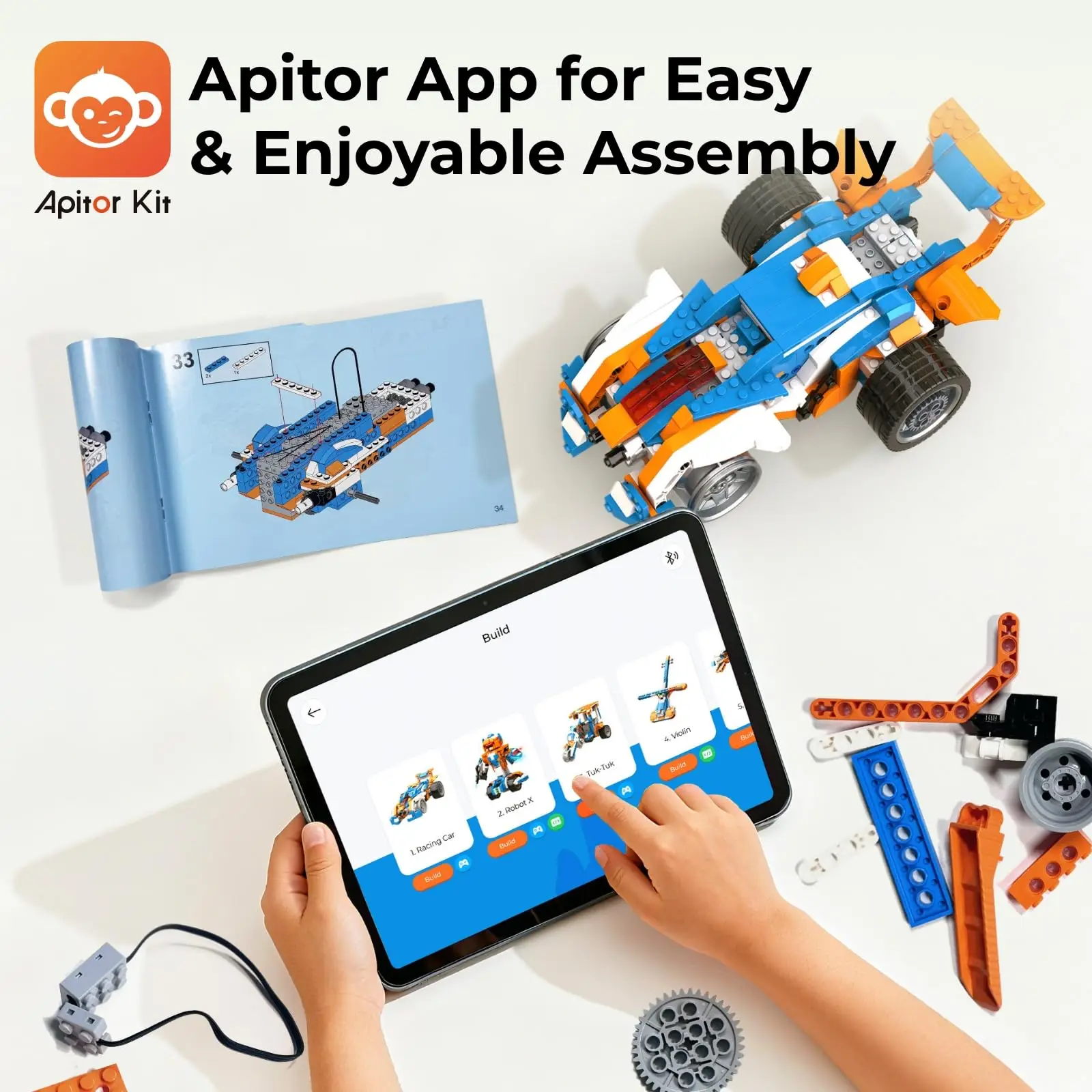 Apitor Robot Building Kit 600 Τεμαχίων 12 σε 1 STEM - Image 5
