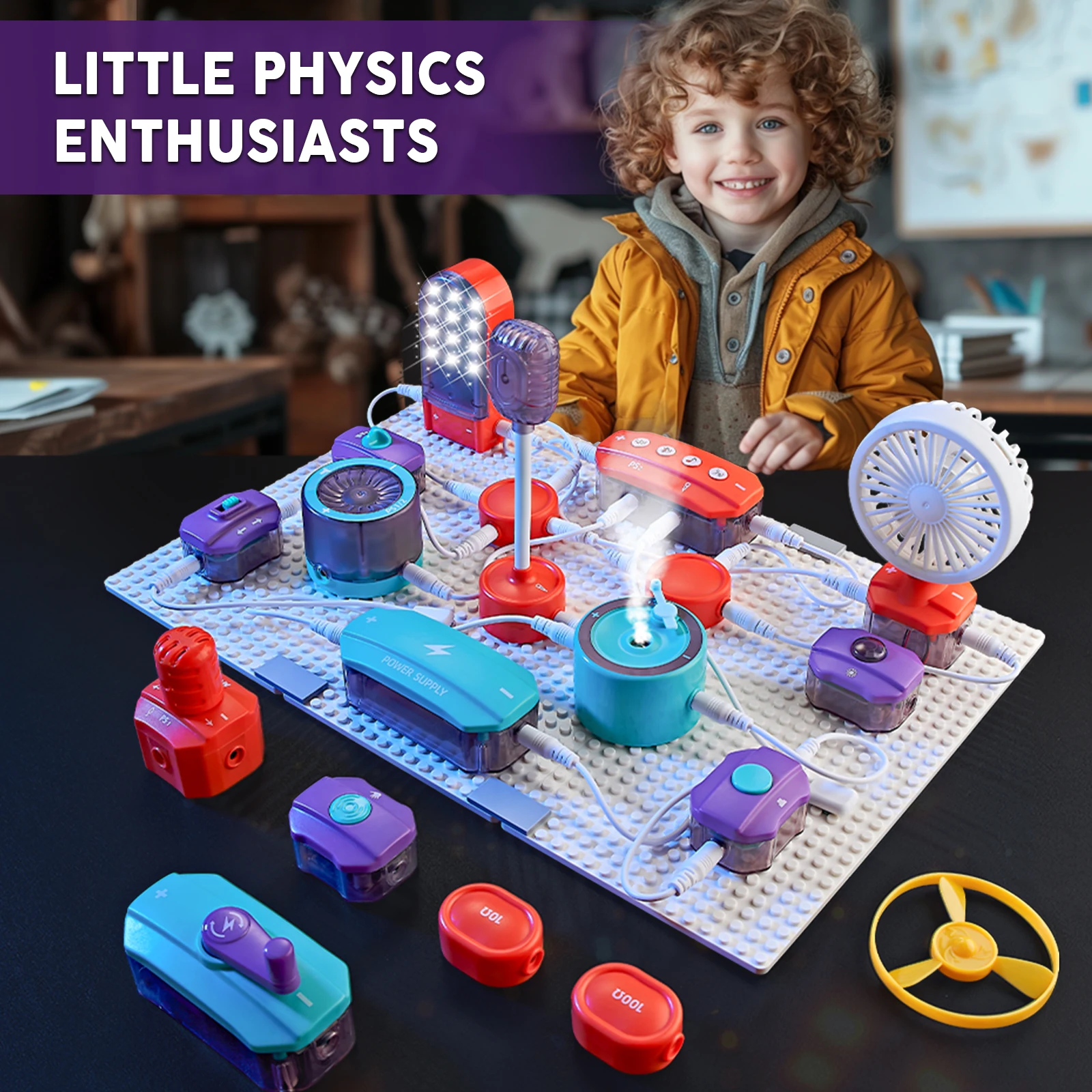 VATOS Science Circuit DIY Ηλεκτρονικό Κιτ με 150+ Πειράματα - Image 2